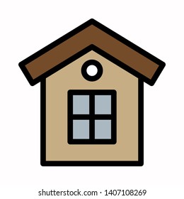 home icon vector logo or illustration.