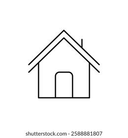 Home icon Vector logo set flat