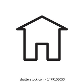 Home icon vector logo template style trendy