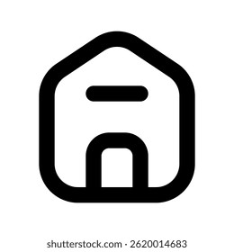 Home Icon Vector for Main Page and Navigation. Interface house symbol for website and apps. Line Icon