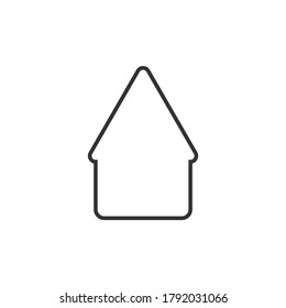 Vector de icono de inicio. Necesidad de diseño gráfico, página web y diseño de aplicaciones móviles, diseño de interfaz de usuario
