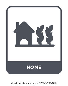 home icon vector on white background, home trendy filled icons from Ecology collection, home simple element illustration