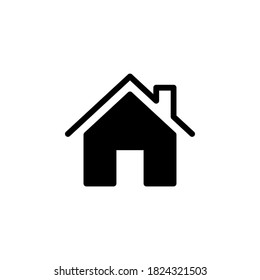 Home icon vector on white background