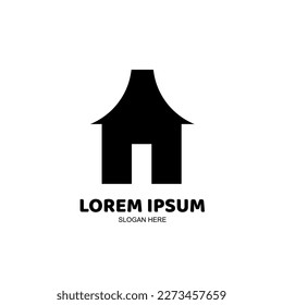 Home icon vector on a white background
