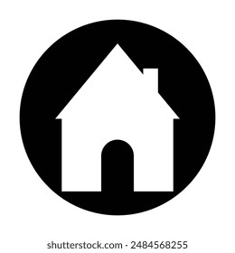 Startseite Symbol Vektorgrafik auf weißem Hintergrund