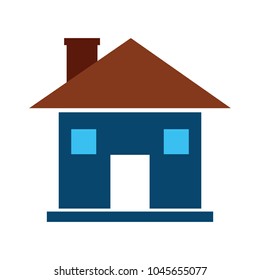 home icon, vector real estate house, residential symbol