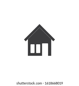 Home Icon vector sign isolated for graphic and web design. Home symbol template color editable on white background