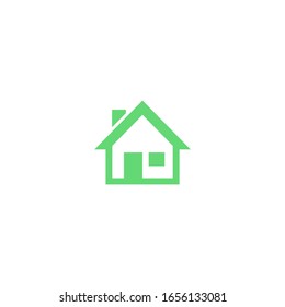 Home icon vector sign isolated for graphic and web design. Home symbol template color editable on white background.