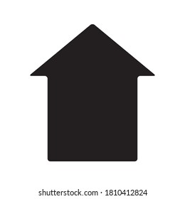 Home icon vector sign isolated on white background illustrasion for graphic and web design. EPS 10