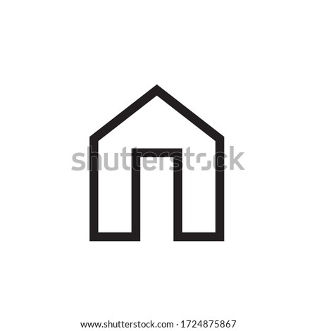 home icon vector sign simbol illustration