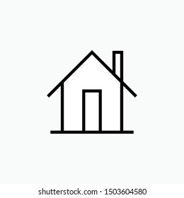 Home Icon - Vector, Sign and Symbol for Design, Presentation, Website or Apps Elements.