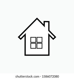Home Icon - Vector, Sign and Symbol for Design, Presentation, Website or Apps Elements.