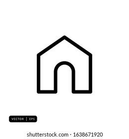 Home Icon Vector -Sign or Symbol