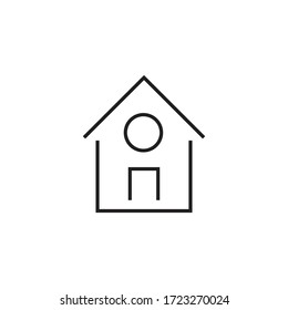 home icon vector sign symbol isolated