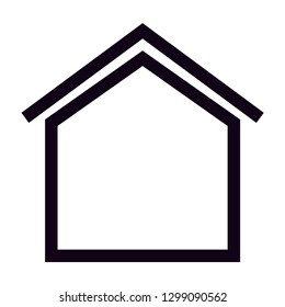 home icon vector silhouette