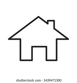 home icon vector simple design