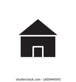 Home icon vector in simple design