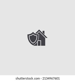 home icon vector simple and elegant design