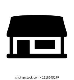 home icon vector, storefront icon vector symbol isolated