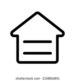 Home Icon Vector Symbol Design Illustration