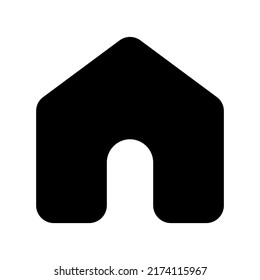 Ilustración de diseño de símbolos de vectores de iconos en casa