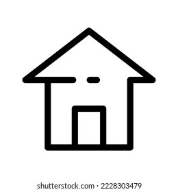 Ilustración de diseño de símbolos de vectores de iconos en casa
