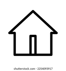Ilustración de diseño de símbolos de vectores de iconos en casa