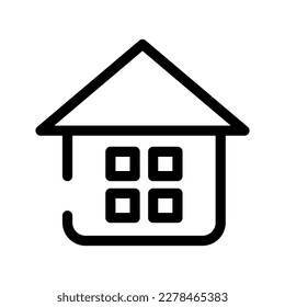 Home Icon Vector Symbol Design Illustration
