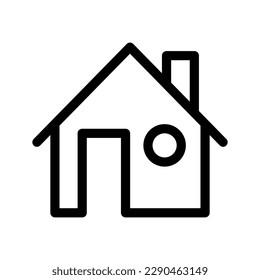 Home Icon Vector Symbol Design Illustration