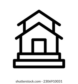Home Icon Vector Symbol Design Illustration