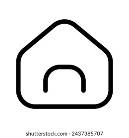 Home Icon Vector Symbol Design Illustration