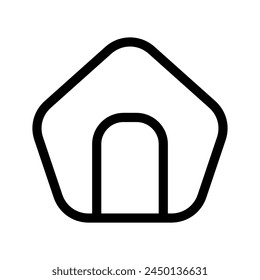 Home Icon Vector Symbol Design Illustration