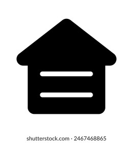 Home Icon Vector Symbol Design Illustration