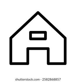 Home Icon Vector Symbol Design Illustration