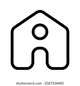 Home Icon Vector Symbol Design Illustration