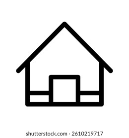 Home Icon Vector Symbol Design Illustration