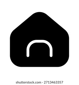 Startseite Symbol Vektor Symbol Design Illustration