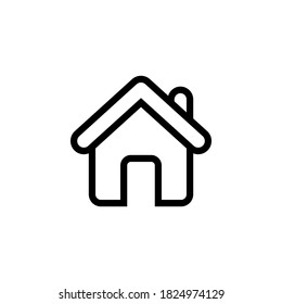 Vector de icono del hogar. símbolo aislado en fondo blanco
