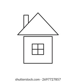 Startseite Symbol, Vektorsymbol einzeln