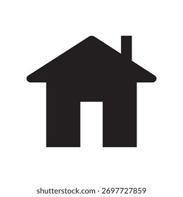 Símbolo aislado del Vector del icono casero