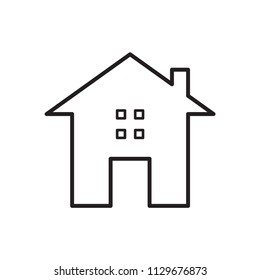 Home icon vector template