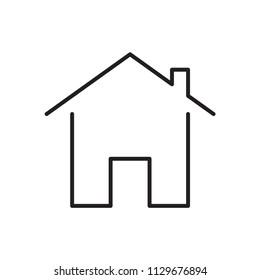 Home icon vector template