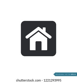 Home Icon Vector Template illustration design