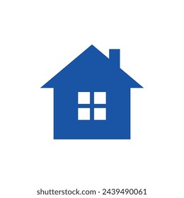 Home Icon Vector Template Illustration Trendy Design