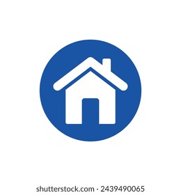 Home Icon Vector Template Illustration Trendy Design
