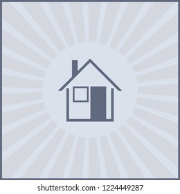 Home icon. vector web icon