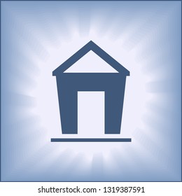 Home icon vector for web