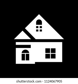 Home Icon Vector White 