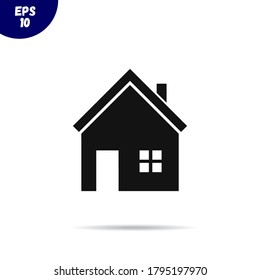 Home icon vector.House symbol.Real estate sign illustration