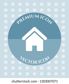 Home Icon for Web. Application, Software & Graphic Design.